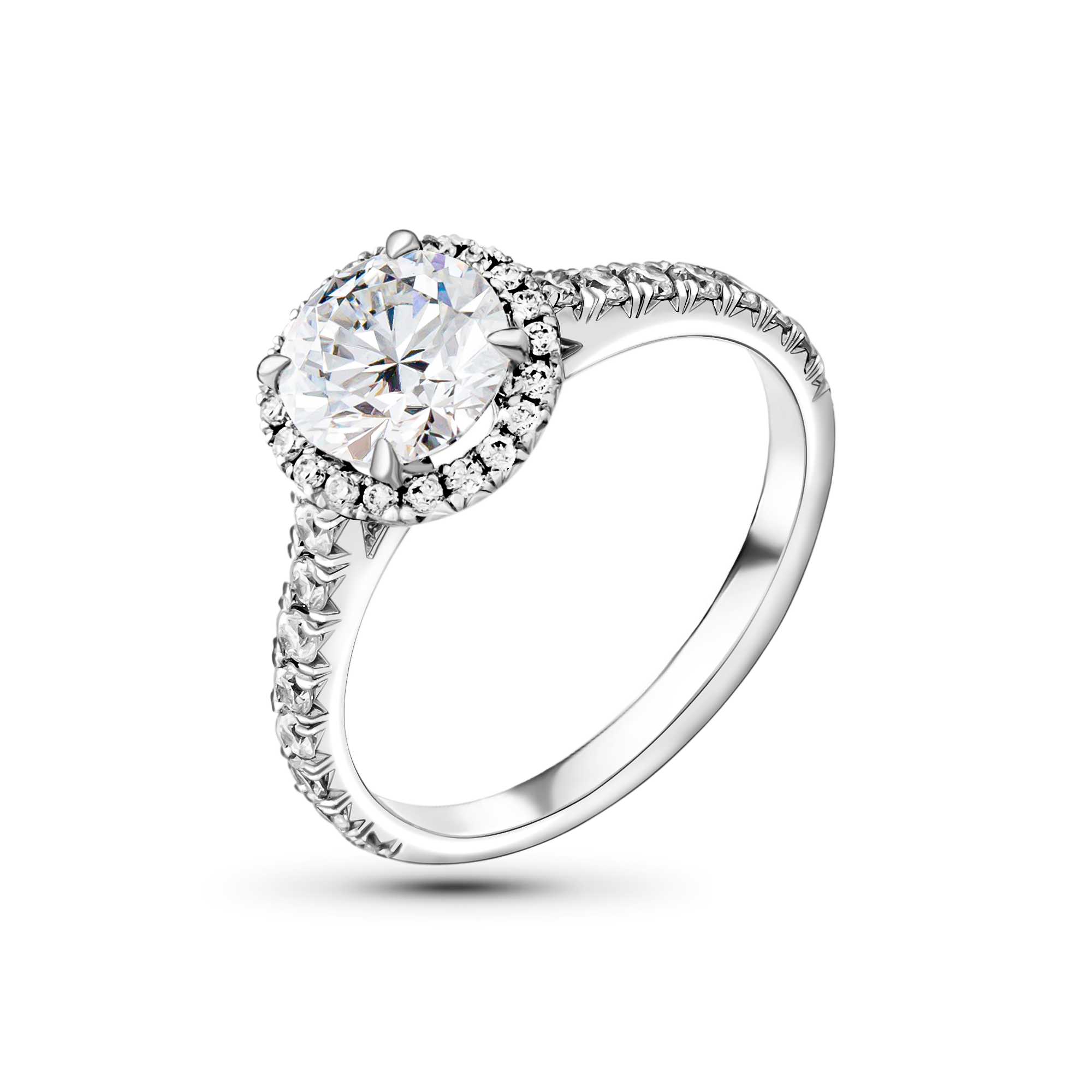 Кольцо с бриллиантами