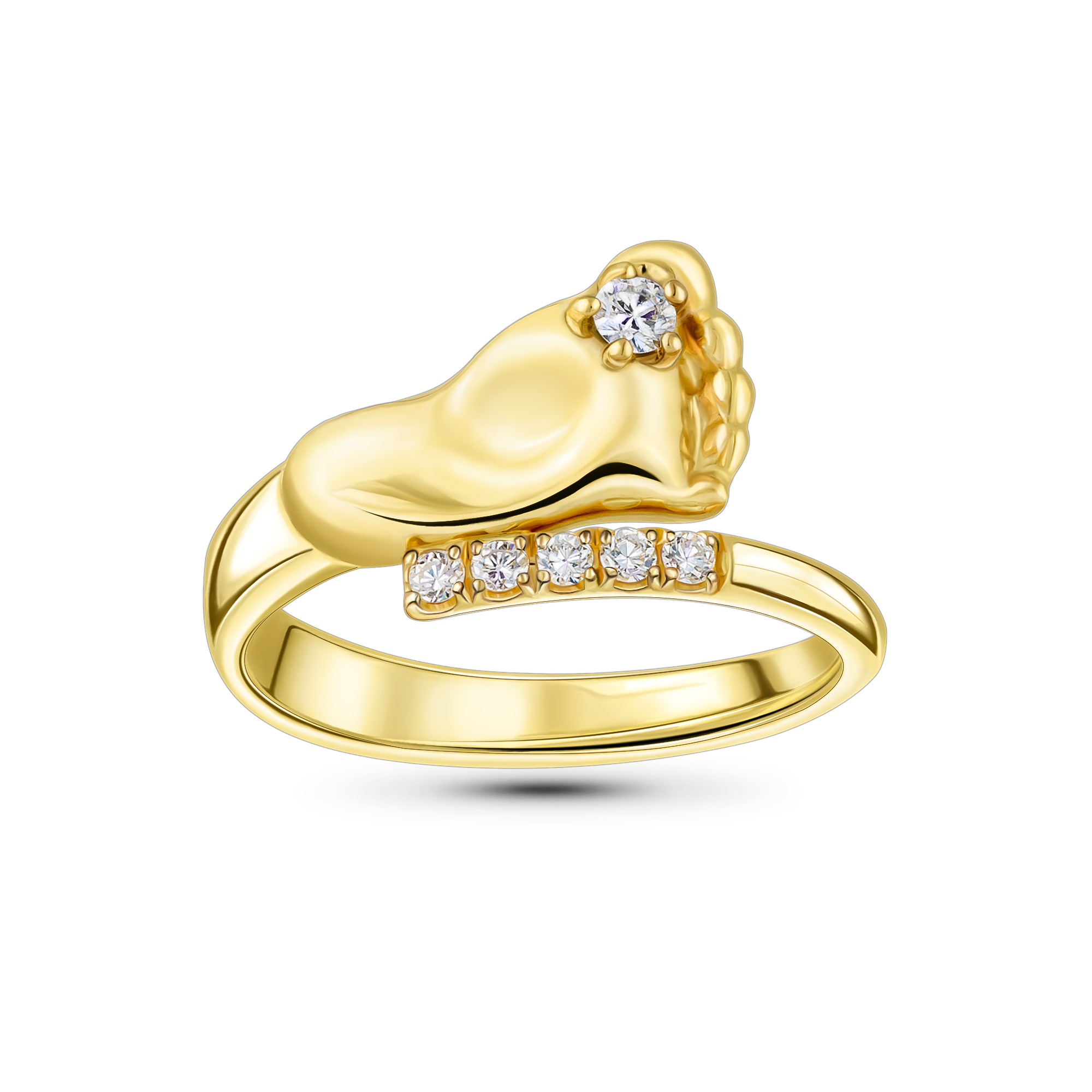 Кольцо с бриллиантами