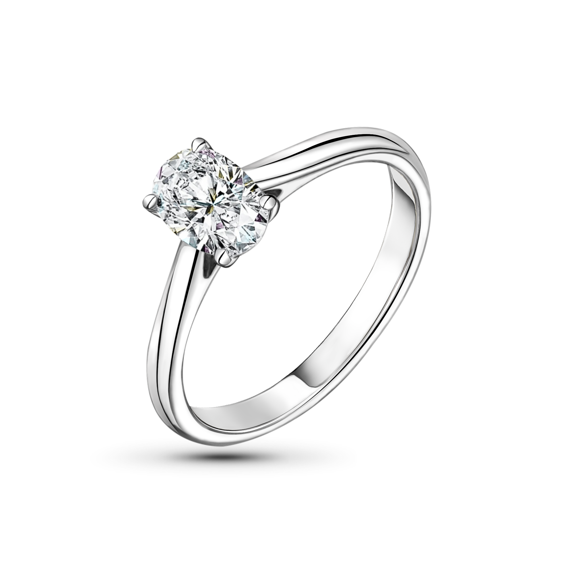 Кольцо с бриллиантом