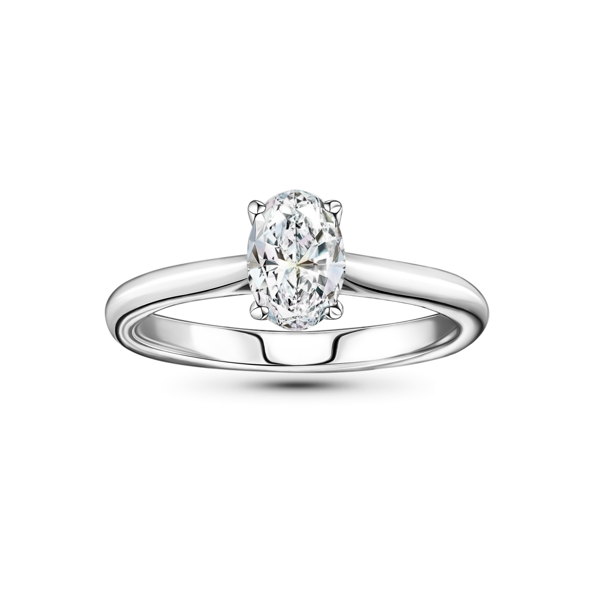 Кольцо с бриллиантом