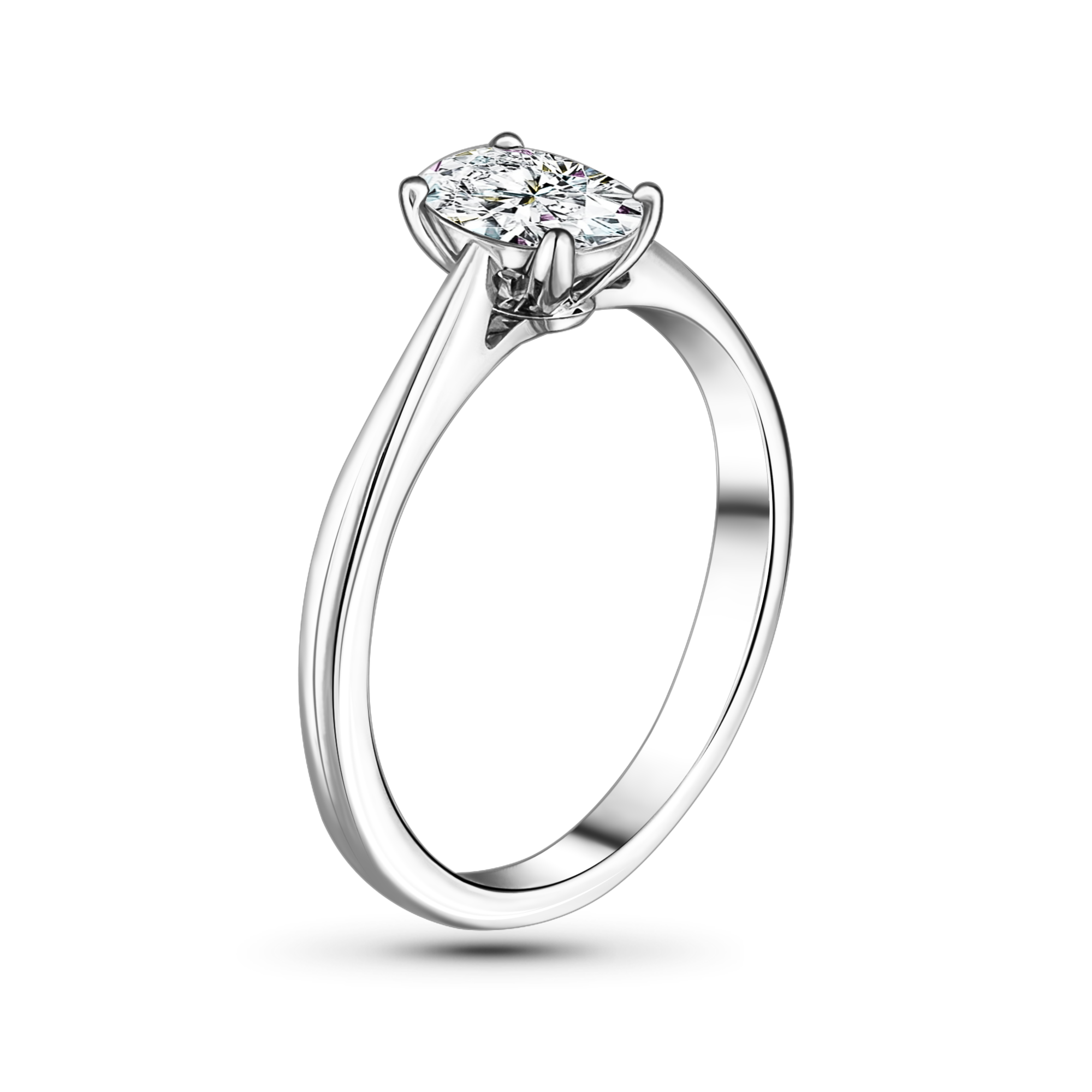 Кольцо с бриллиантом